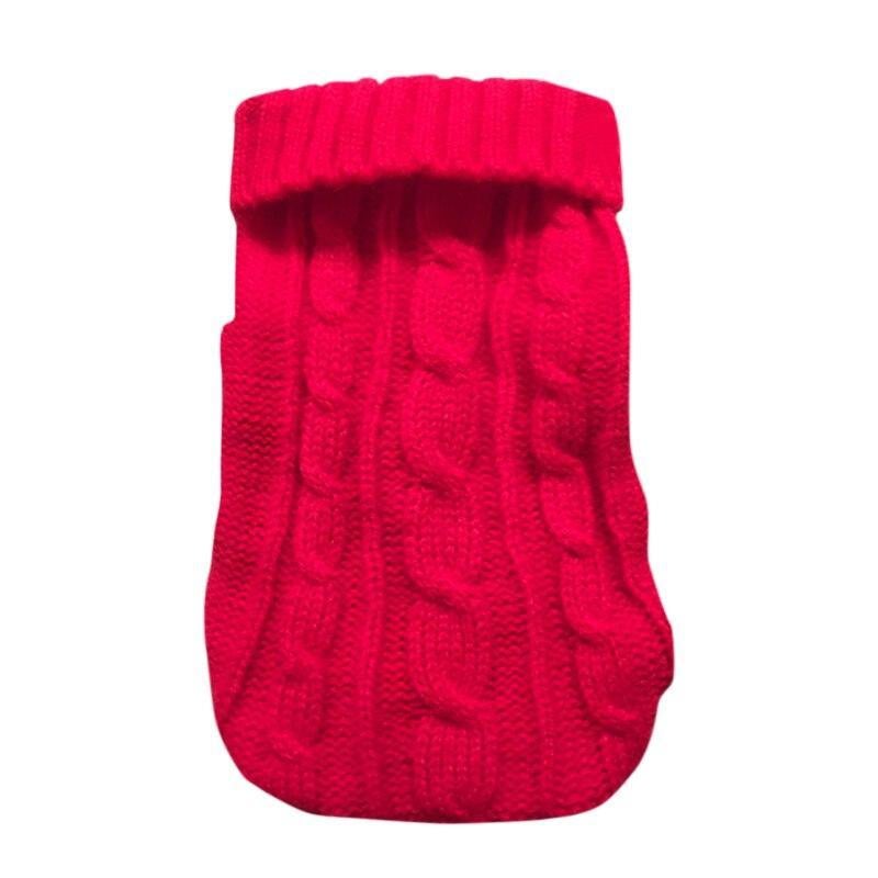 Suéter de punto para mascotas con diseño cálido y torcido